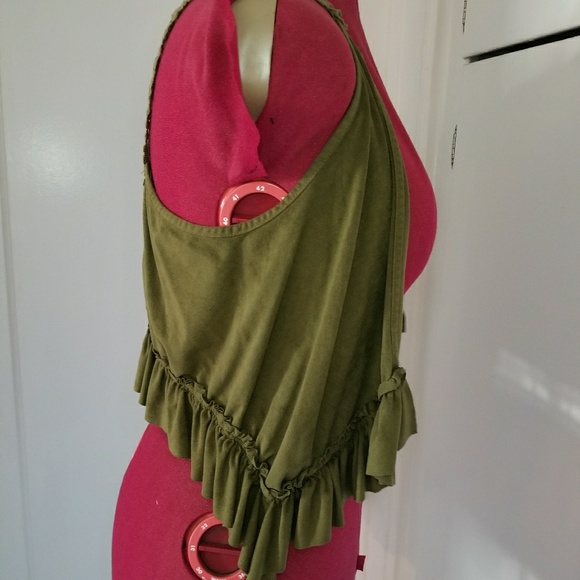 Faux Suede Hippie Vest - Picture 3 of 5